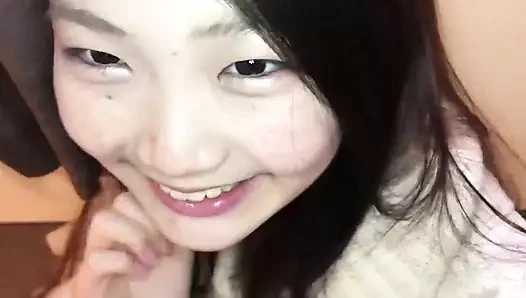 Asiatische süße teen creampie