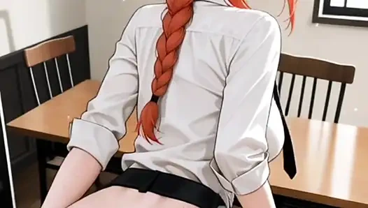 Anime Hentai - Makima selaku kamu selalu menginginkannya