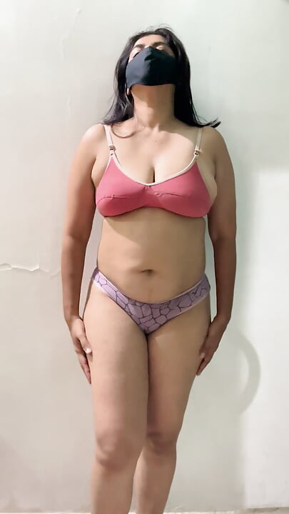 Hot desi chubby milf undressing big boobs