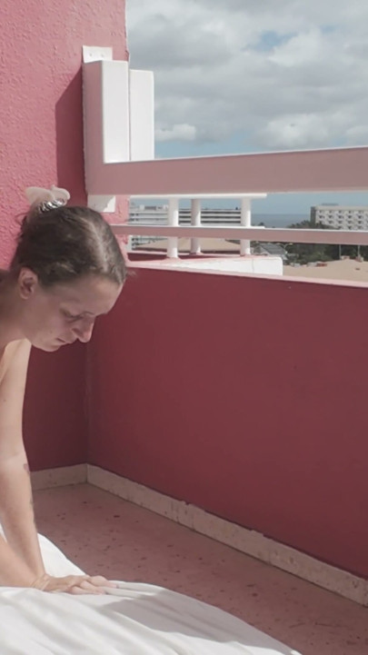I Creampied The Hotel  Bar Girl Outside On The Balcony In View Of Everyone So She Could Potentially Get Caught | Clip 1
