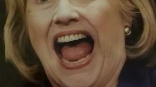 Трибьют спермы для Hillary Clinton