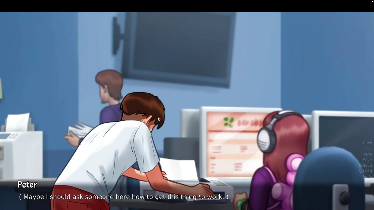 Summertime saga gameplay. French teacher, library sex, naughty magazine