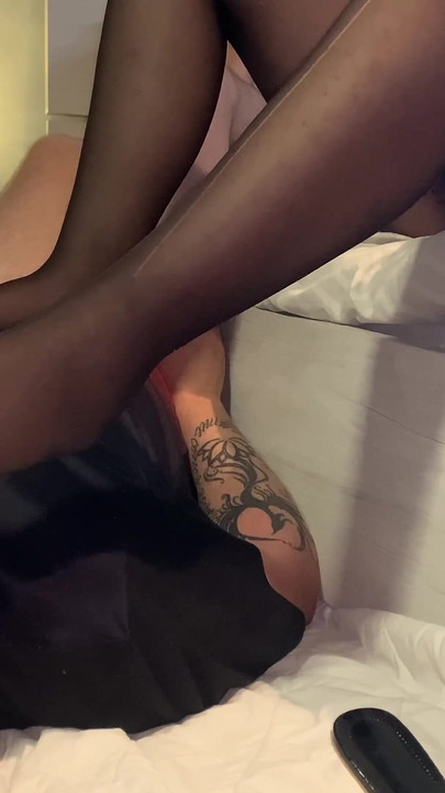 My Slave Is so Submissive to Me That He Licks His Feet and Sucks