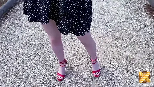 Lavyana, Gorgeous Redhead, Wants Two Dicks to Bang Her