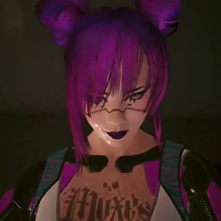 Cyberpunk 2077 Threesome Sex with Panam and Judy, Songbird and Aurore Cassel and Rita Wheeler