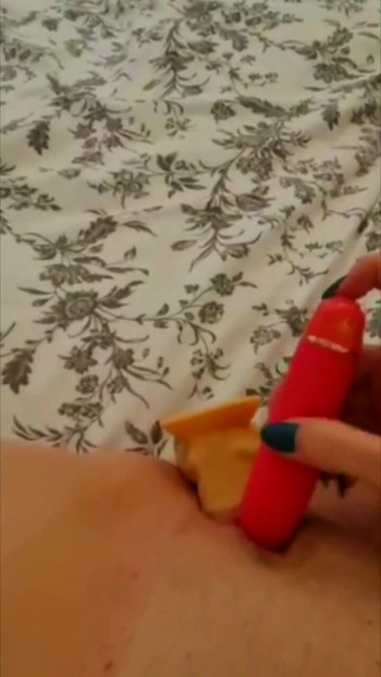 Iconic moment from "Double Dildo Penetration For Swiss Teen 18"