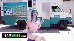 Gorgeous Jewelz Blu Does A Sex Interview And Fucks Cock For Ice Cream On A Hot Day - TeamSkeet AllStars