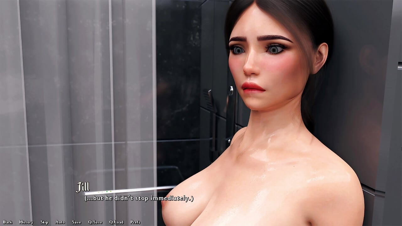 Dan Bathes with Jill - Squeezes Her Thick Tits & Big Ass Then Fucks Her Pussy & Ass Hard