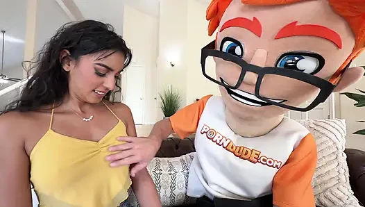 I Watched Small Tits Claire Black Bounce Naked on My Cock in PornDudeCasting