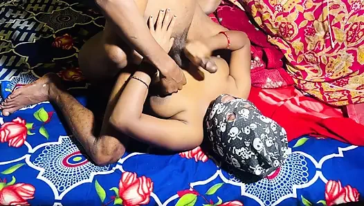 Untamed passion my hot desi wife with open hair in wild doggy style session