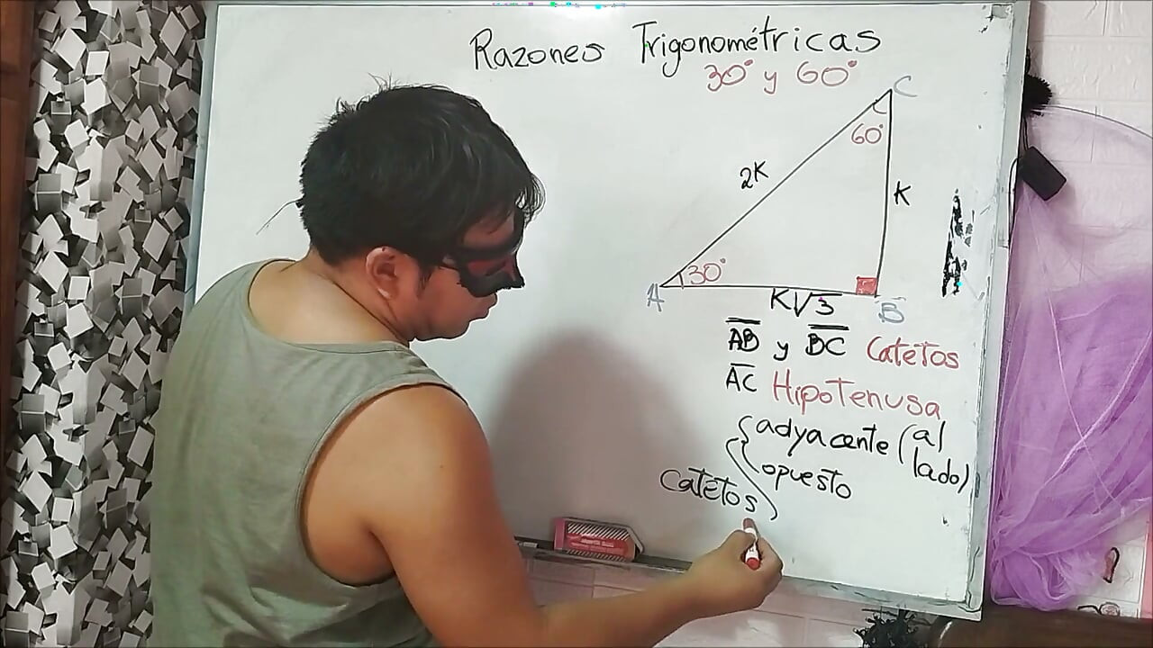 15 טריגונומטריה: זווית 30 - יחסים טריגונומטריים
