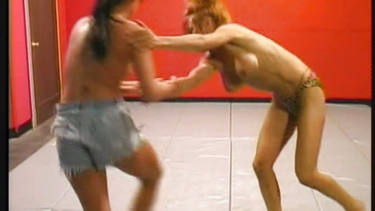 Horny MILFs Wrestle and Dildo Each Other Wildly