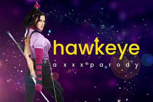 테스트를 받는 hawkeye kate bishop vr 역의 거유 빌리 스타