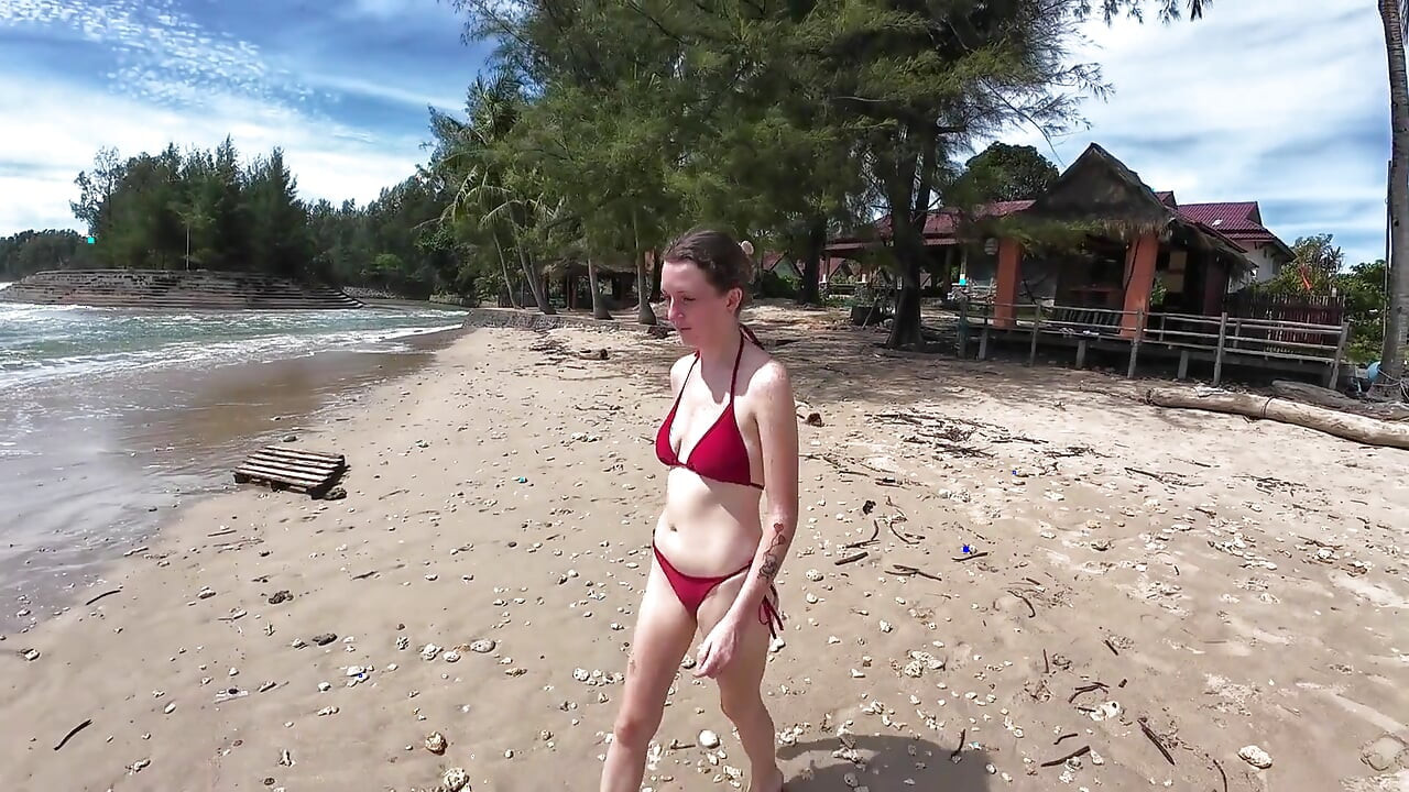 Entspannender tag am Strand Dann kommen wir nach hause und ficken!