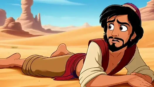 Genie-mädchen wichs schwanz zu adaddin. Märchengeschichte