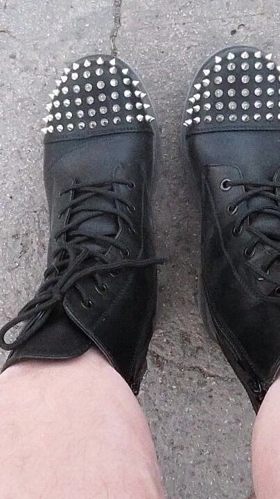 Photos of My Feet in Boots Socks and Bare