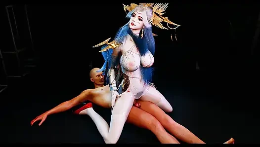 Büyük memeli büyü: animasyonlu ısı- 3 boyutlu animasyon hentai