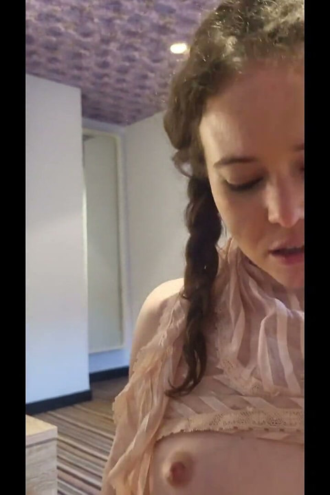 All Natural Lilac Loves to Suck Black Cock
