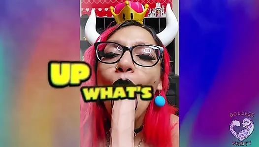 Goddess rarity suka nyepong mario sebagai bowsette
