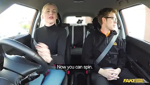 Fake Driving School - Naughty Student Driver Lexi Lou Deepthroats Instructor Ryan, Gets Fucks Hard Until She Squirts & Cums