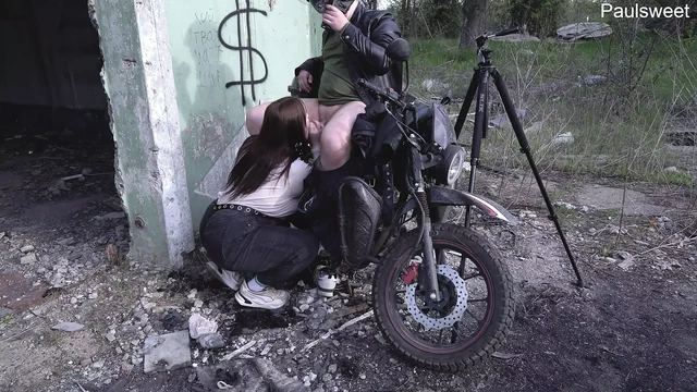 Hot MILF loves motorcycles and big dicks