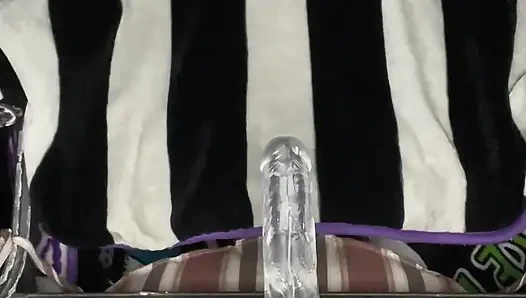 Pounding Miss Pinky open view of my thrust machine