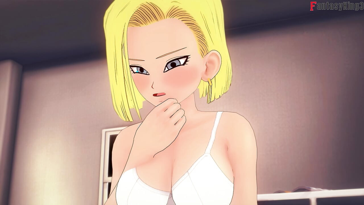 Android 18 wakes up in the night to fuck Roshi - Dragon Ball Zex Series