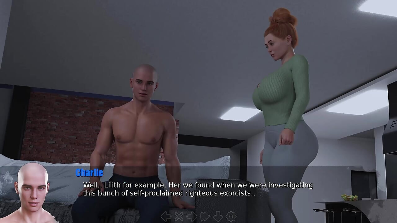 Adored by the Devil #2 - Animated Sex Game - Phone Sexy Times with Muscle Hottie
