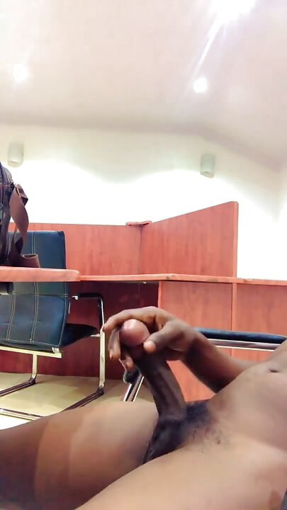 Black Cock Lonely Office Masturbate