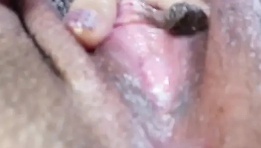 Pov: memek becek dan lubang pantat sempit close up saat aku muncrat