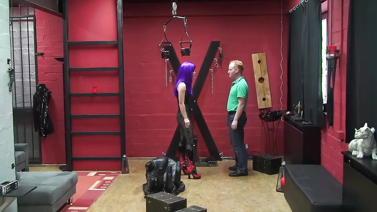 Lust and Hurt - Mistress Torments Bound Slaves Hard