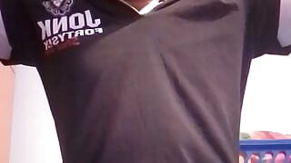 Striptease with big cock