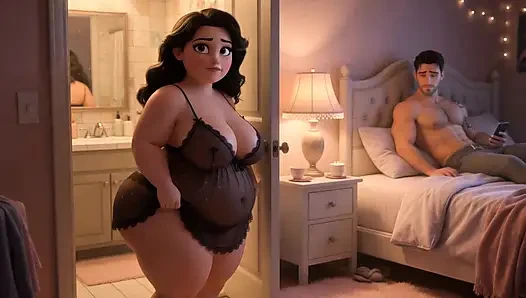 "From Chubby & Ignored to Curvy Cock Tease – Her Slutty Transformation" ep1