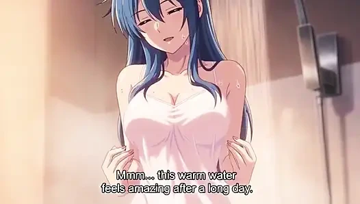 Stepbrother watch stepsister while she is taking shower 3D Anime