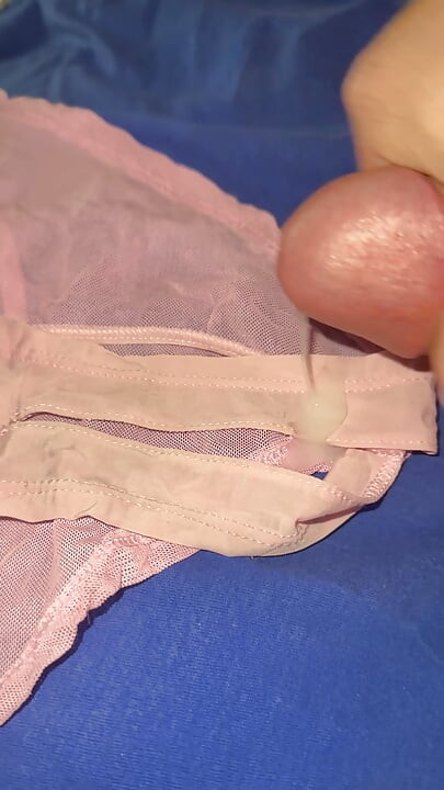 Cum on wife’s panties 48