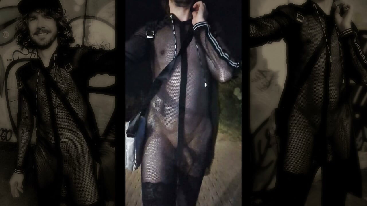 ČERNÝ SÍŤOVANÝ OVERAL