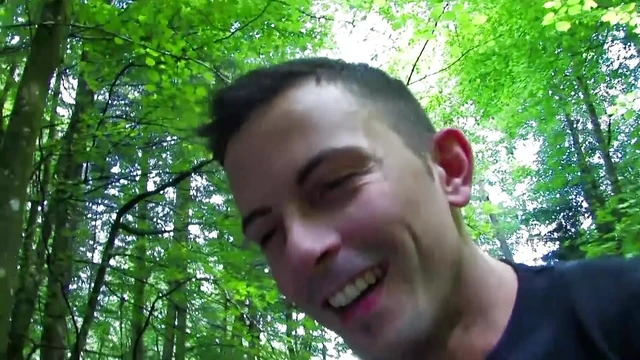 Hot German babe with an amazing body gets smashed in the woods