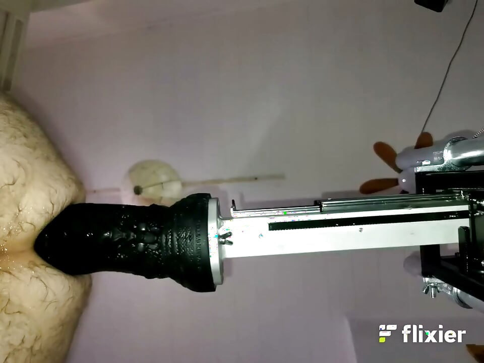 Consolador dragón del Sr. Hankey xl inserción completa de máquina de follar anal