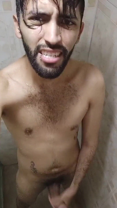 Jerking off in the shower again