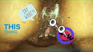 Dacaptainandmimosa im Doggystyle Boo, drippender Creampie