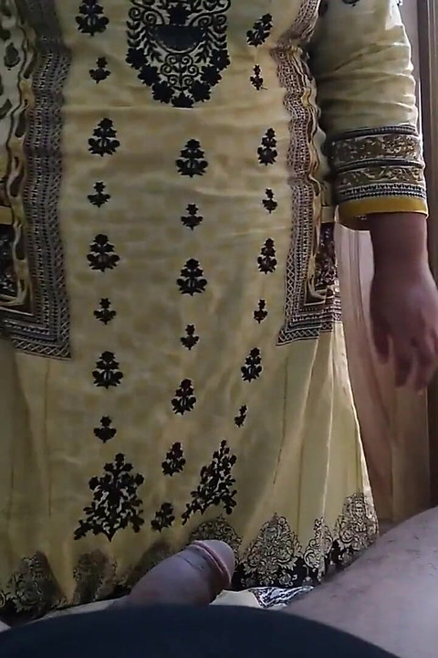 Indian MILF Stepmom Helps Stepson Cum