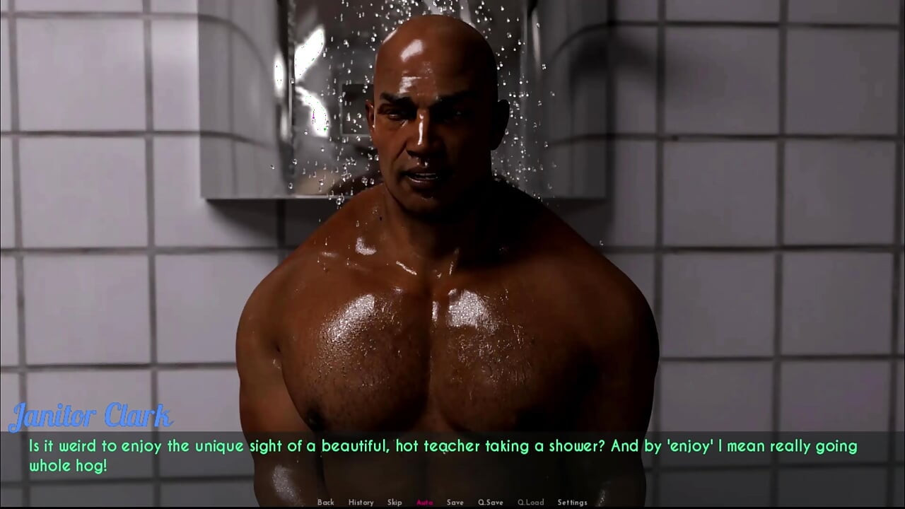 Awam - día 15 - gratis - parte 3 - Sophia vio una polla bbc mientras se ducha