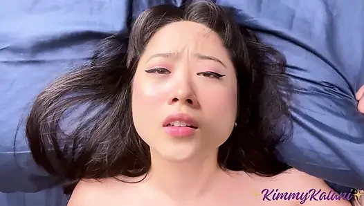 POV Asian Babe has Intense Beautiful Agony Orgasm -ASMR