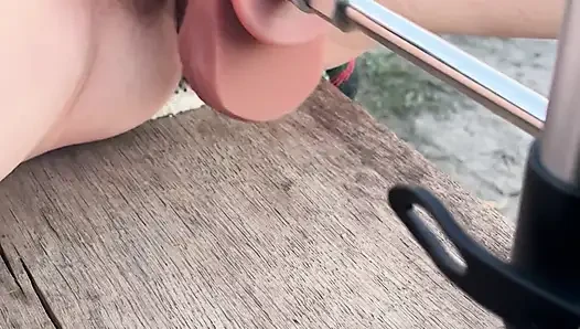 Çiftlik kızı ve makinesi