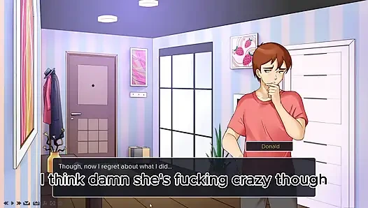 Ich ging zur therapie, wo der therapeut eine frau mit großen brüsten und dickem arsch war, teil 1 porno-spiel-gameplay