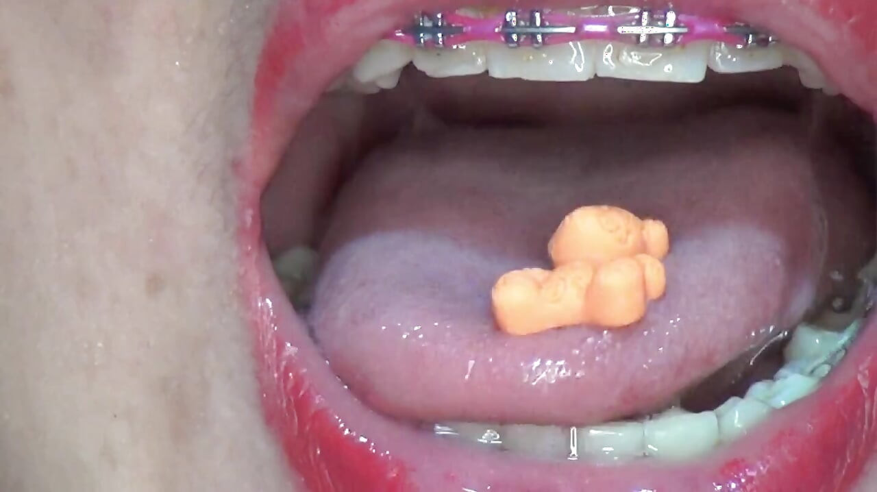 Swallowing and Playing with Big Plastic Bears