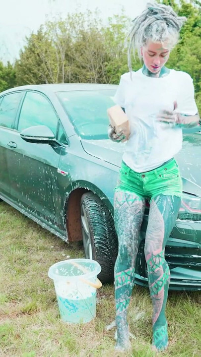 From Suds to Sluts When the Car Wash Girl Wants Your Load | Clip 1
