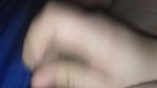 Fat mexican with small cock cums on the camera