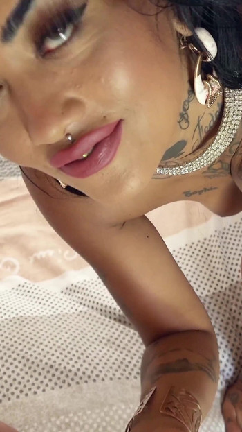 Emotional moment from "GERMAN SCOUT - BROWN INK MODEL BIBI DIAMOND FUCK AT PICKUP"
