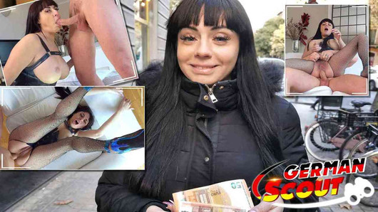 Scout tedesco - anale violento per milf damaris al casting di pickup